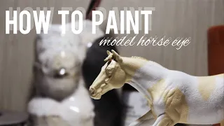 Как нарисовать глаз модели лошади? / HOW TO PAINT MODEL HORSE EYE