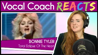 Vocal Coach reacts to Bonnie Tyler - Total Eclipse Of The Heart (Isolated Vocals)
