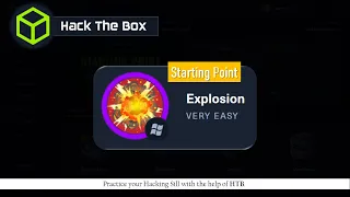 #4 Exploison  - Starting Point - Hack The Box || Complete detailed Walkthrough