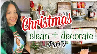 🎄 New 2021 Christmas Clean + Decorate With Me Part 2 | Christmas Decor Ideas 2021 | Hot Cocoa Bar