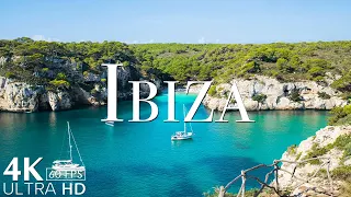 FLYING OVER IBIZA (4K UHD) - Relaxing Music Along With Beautiful Nature Videos - 4K Video