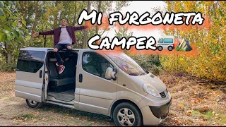 os enseño mi FURGONETA CAMPER | CAMPER VAN ideal para VIAJAR y ACAMPAR