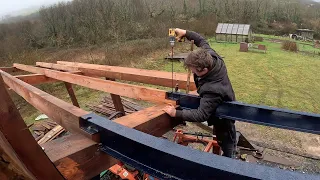 Timber Framed Barn Part 21 Main Framing Complete