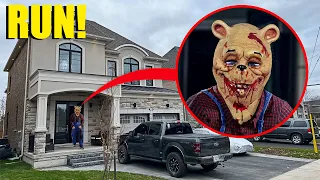 If you ever see CURSED WINNIE THE POOH outside of your house, RUN! (we found his honey..)