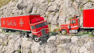 Cars vs Cliff Roads #8 - BeamNG DRIVE | SmashChan