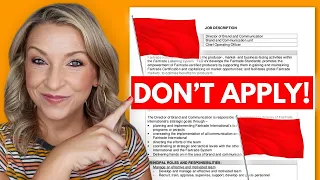 Job Description Red Flags | How to spot a scam