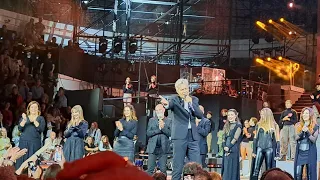 Claudio Baglioni "La vita è adesso" finale concerto sottopalco  "A tutto cuore" live Roma 2023 4K