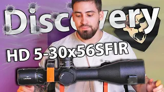 Оптический прицел Discovery HD 5-30x56SFIR (34 мм, Weaver) видео обзор