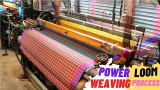 Traditional Weaving Process in Power Loom