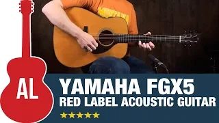 Yamaha FGX5 Red Label Acoustic Guitar