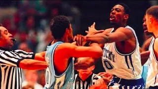 College Basketball Fights Heated Moments You've Never Seen Before (1990-1999)