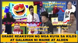 HALA! PASIMPLENG KILOS AT GALAWAN NI MAINE AT ALDEN KANYA-KANYANG REACT SINA JOSE, WALLY AT ALLAN K