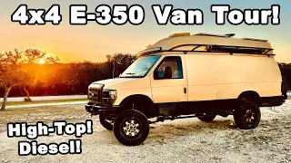 4x4 E-350 DIESEL CONVERSION VAN TOUR