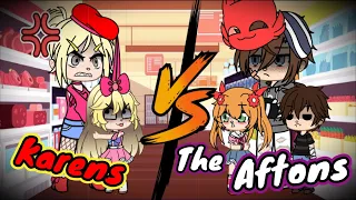 If The Afton Family meet Karen (Past Afton Family) || The Afton Family Gacha Club