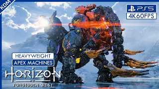 Horizon Forbidden West | Aloy vs All Heavyweight Apex Machines | PS5 (4K 60FPS)