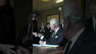 King Charles III's Pen Frustrations Caught on Camera