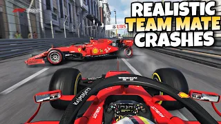 F1 REALISTIC TEAM MATE CRASHES 2014-2022 #4