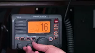 Introduction to using the VHF radio