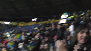 победный гол Украины в ворота Литвы с 33 сектора Харьков 11.10.2019