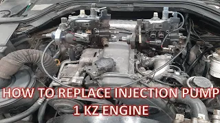 How to Replace Injection Pump 1KZ Engine