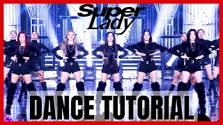 (G)I-DLE - 'Super Lady' Dance Mirrored Tutorial (SLOWED)
