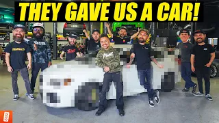 Introducing our NEW PROJECT CAR!!!! (Car Reveal + EVO X Winner Announcement)