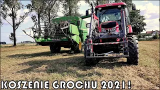 ŻNIWA 2021 - Koszenie Grochu - Mała Awaria Sieczkarni ☆Vlog #71☆