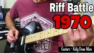 The Top 10 Greatest Guitar Riffs 1970. Riff Battle '70!