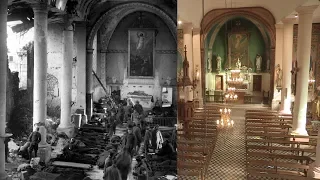 WWI Meuse-Argonne Offensive - Neuvilly, France Church