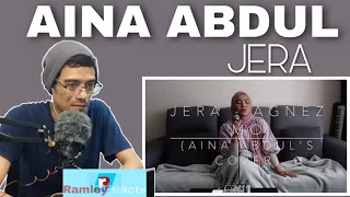 Reaction🎵Aina Abdul - "JERA" Agnez Mo Cover Song | Ramley Reacts