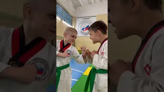 Состязания по кувыркам #taekwondo #тхэквондо #дети