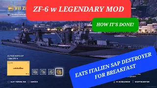 Talkthrough: ZF-6 having Italien SAP destroyer for breakfast