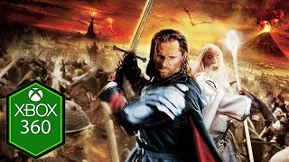 The Lord of the Rings The Return of the King Xbox Gameplay