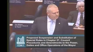 Doug Ford asks City Solicitor: "Have you read the Toronto City Act?"