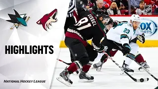 NHL Highlights | Sharks @ Coyotes 11/30/19