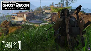 Ghost Recon Breakpoint - Golem island, Red Phoenix outpost clear Vector SMG [4K 60FPS]