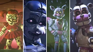 FNAF Sister Location Voice Lines animated