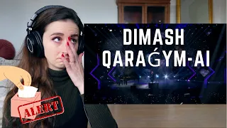 SINGER REACTS TO DIMASH - Qaraǵym-aı (TISSUE ALERT)