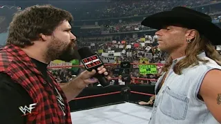 Shawn Michaels Returns & Talks With Mick Foley About Who Ran Over Stone Cold, Raw 2000/10/09