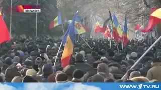 "Первый канал". В Молдове по призыву "Нашей Партии", ПСРМ и DA десятки тысяч людей вышли на улицы