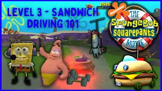 The Spongebob Squarepants Movie Game: Level 3 - Sandwich Driving 101 Walkthrough