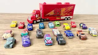 Looking Disney Pixar Cars, Lightning McQueen and Friends, Mack, Mini Racers Cars 3 Mattel