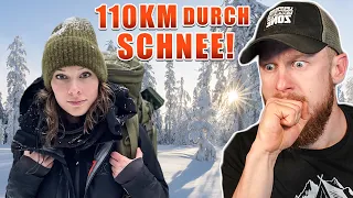 Sabrina versucht es! - 110km durch den SCHNEE! | Fritz Meinecke reagiert