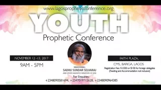 Sadhu Sundar Selvaraj - Youth Prophetic Conference - Nigeria