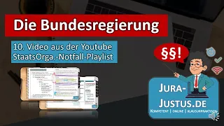 Die Rechte und Pflichten der Bundesregierung in der Klausur: 10. Video Staatsorga.-Notfall-Playlist