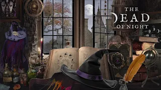 Witch Professor's Study Room Ambience 🧙✨📚 🧹🍂 | The Dead of Night School of Witchcraft and Wizardry
