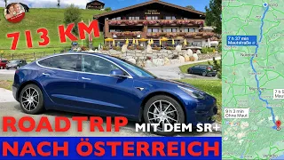 Roadtrip mit dem Tesla Model 3 SR+ nach Österreich