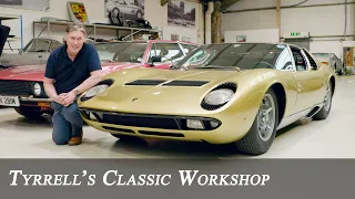 Lamborghini Miura S - Road-Testing a Complete Ground-up Restoration | Tyrrell's Classic Workshop