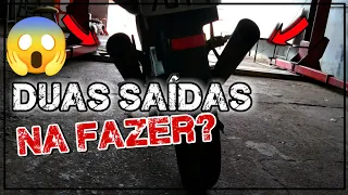 OLHA ISSO! ESCAPAMENTO ÚNICO PARA FAZER 250 CUSTOM. EP. 65 - Custom 08 Fazer 250 Limited Edition