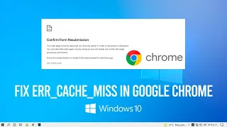 How To Fix ERR CACHE MISS In Google Chrome